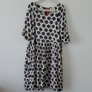 Johnnie B Girls Cat Print Short Sleeve Dress 11-12 yrs